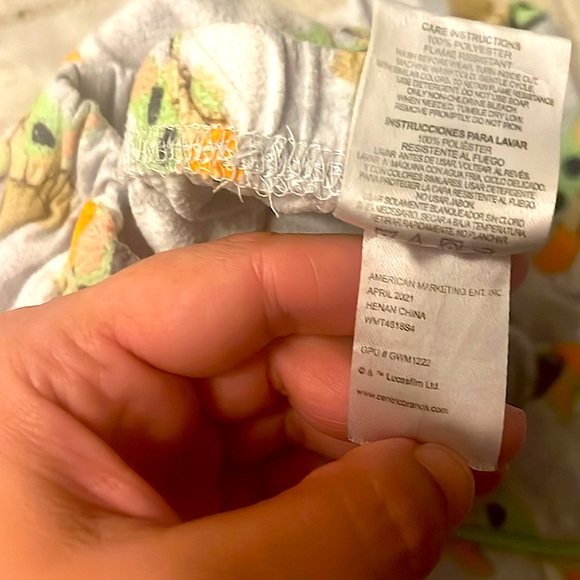 Yoda Pajama Pants - Picture 4 of 4